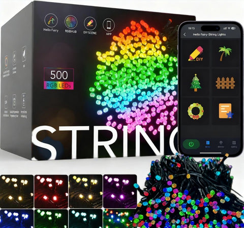Smart RGB String Lights 109ft 300 LED