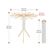 Tripod Clothes Drying Rack 16 Rods Foldable Portable