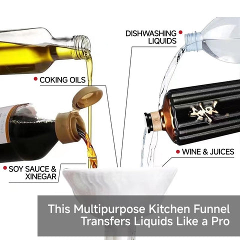 Silicone Mushroom Funnel Foldable Mini Bottle