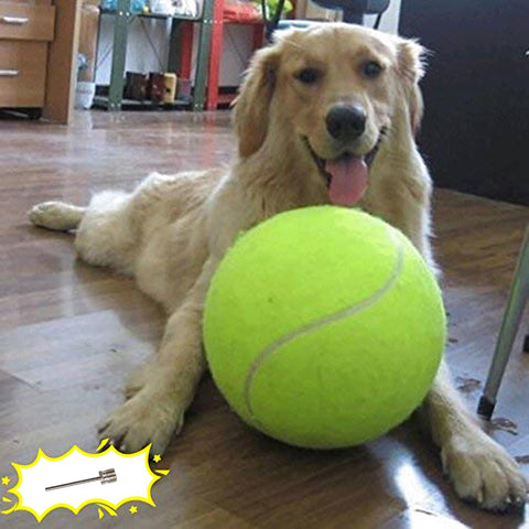 Giant Dog Tennis Ball 9.5in Yellow