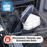 Pizza Slice Storage Container - White Airtight