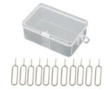 SIM Ejector Tool 200 Pieces SIM Card Eject Pin with Storage Box